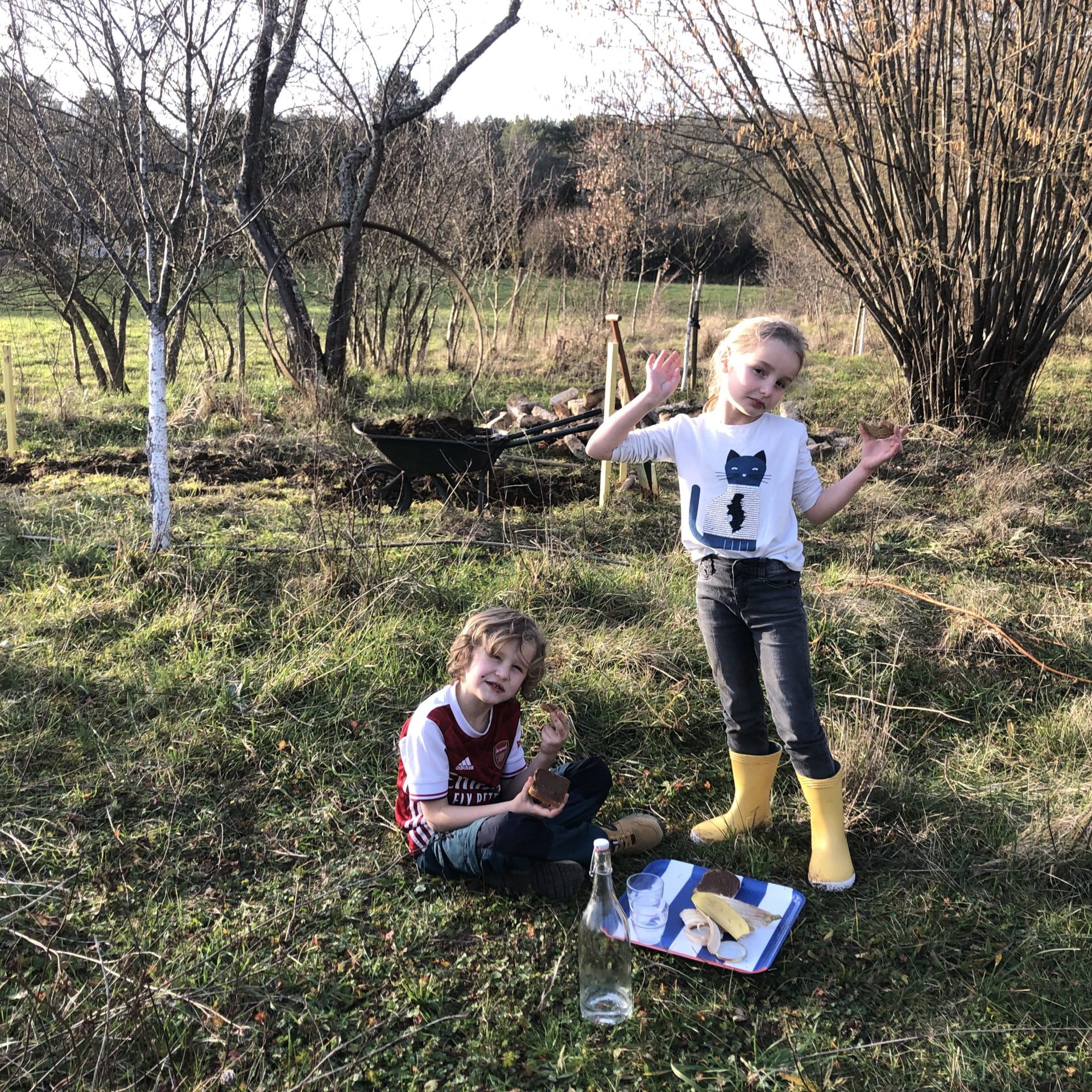Picnic in the garden