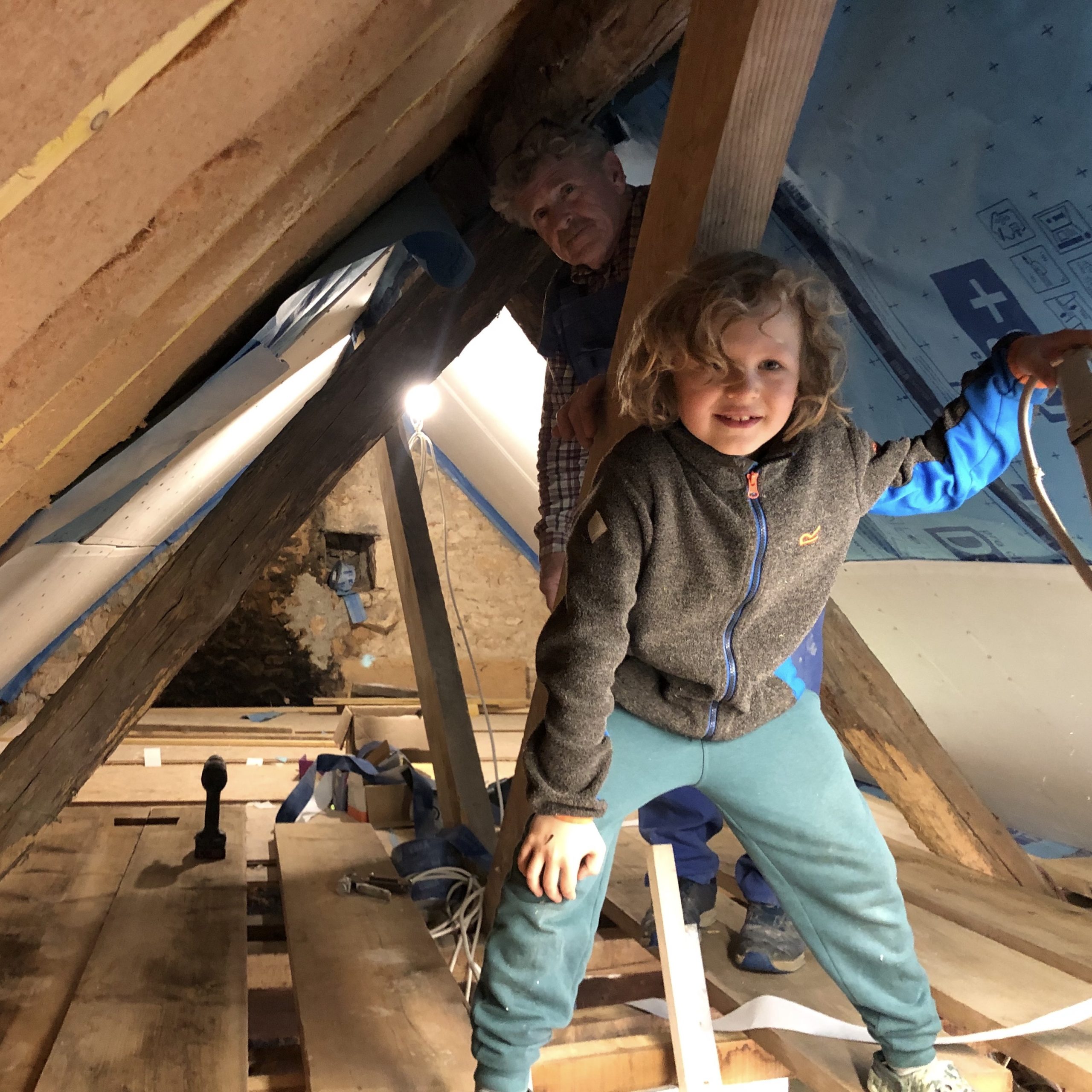 Inter-generational construction site