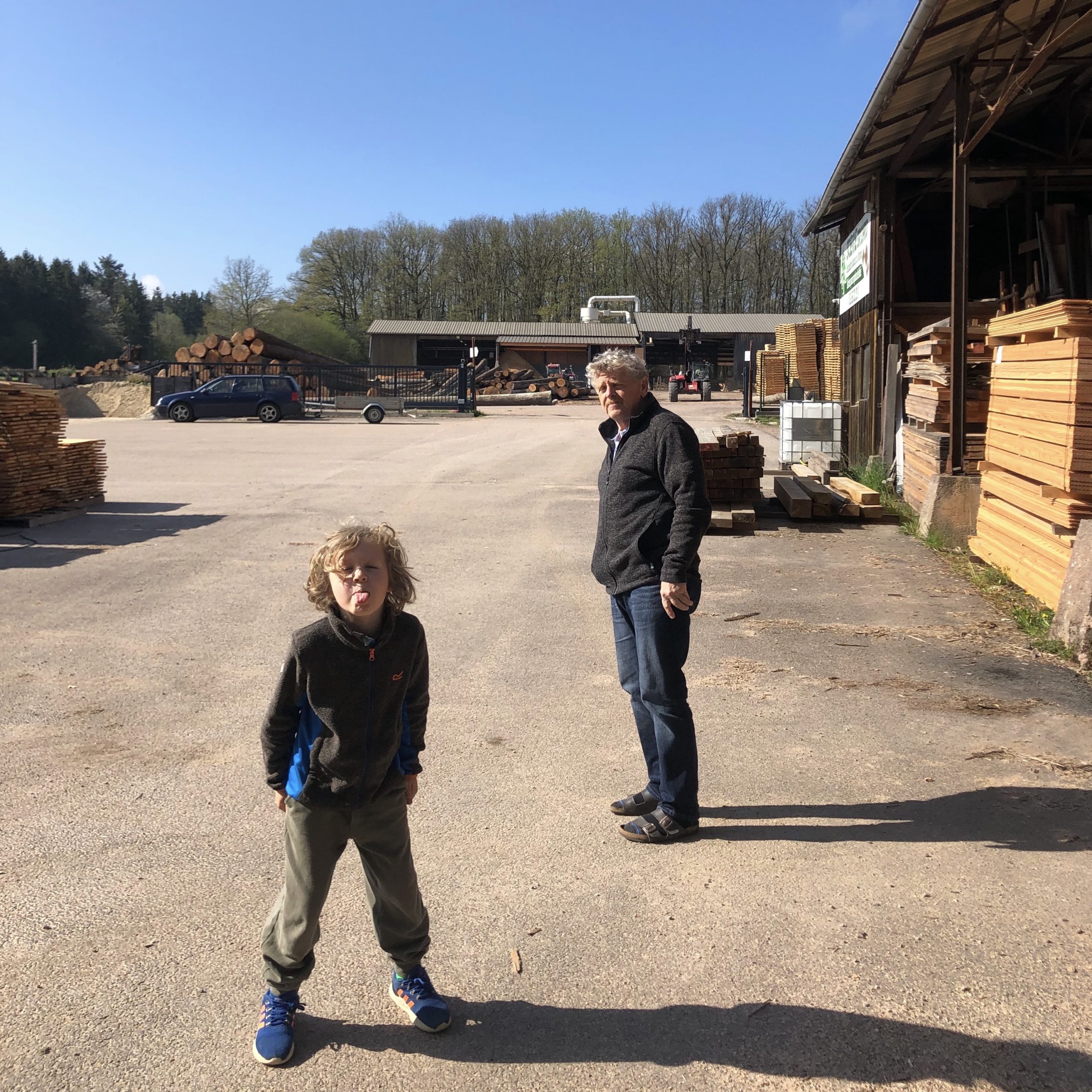 À la Scierie Brizard dans le Morvan