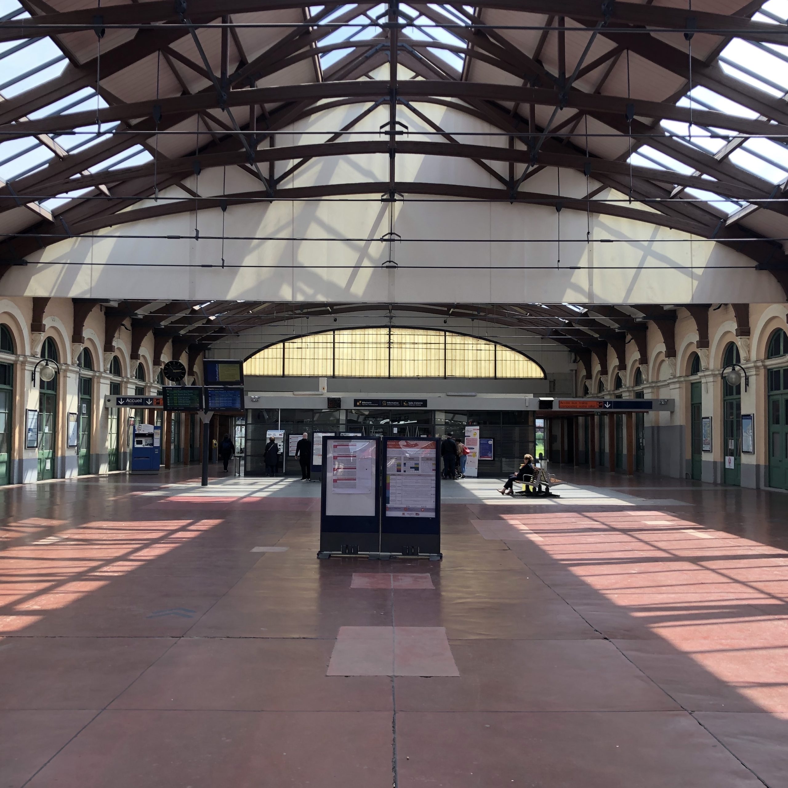 À la gare de Dieppe