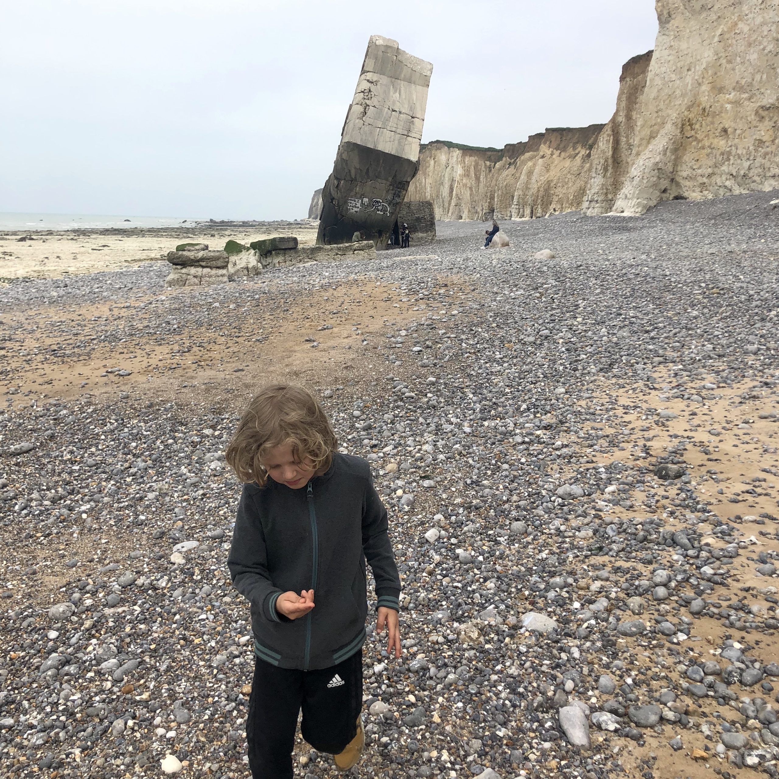 Who pushed that bunker down the cliffs?