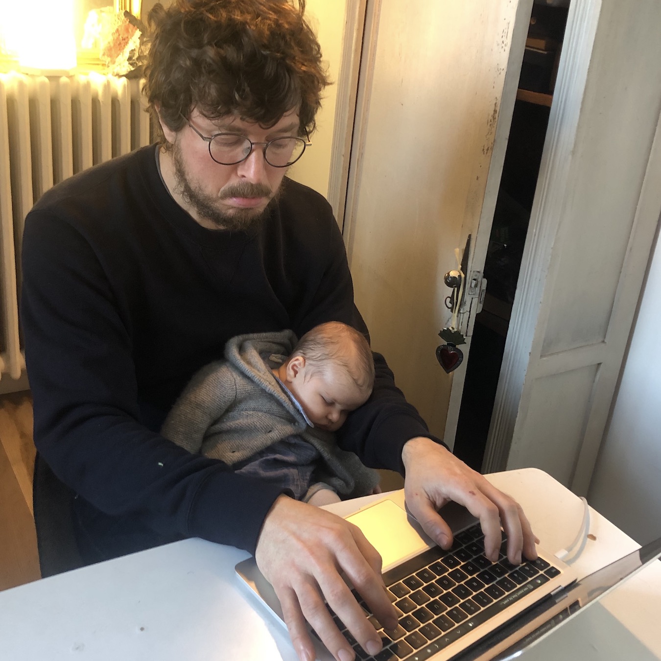 Télétravail with a baby