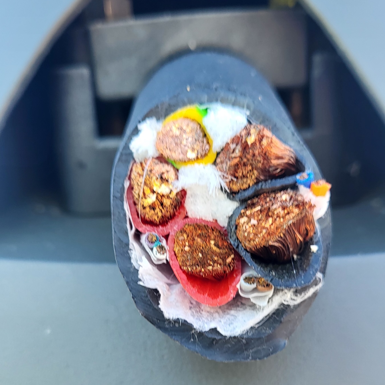 Valuable, unprotected copper
